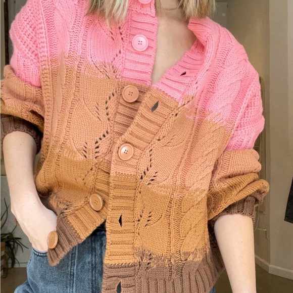 Spell & The Gypsy Collective Midsummers Dream Cable Knit Cardigan S/M - Picture 9 of 14